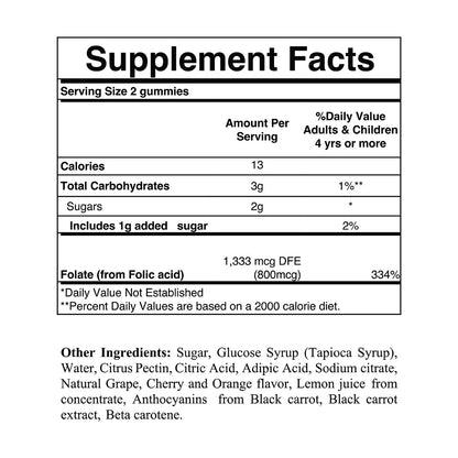 Folic Acid Gummies